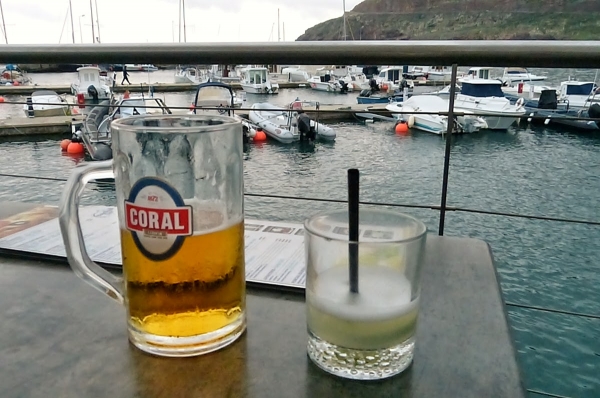 Zdjęcie z Portugalii - wieczór z widokiem na marinę....