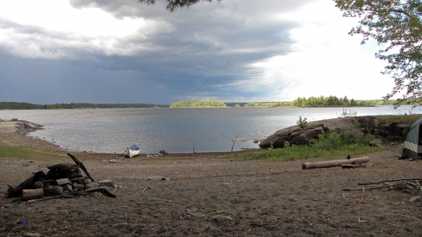 Zdjęcie z Kanady - French River, Ontario. Widok z naszego miejsca nr 609