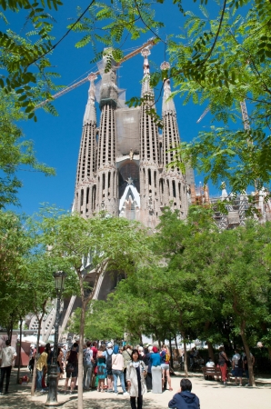 Zdjęcie z Hiszpanii - Sagrada Familia