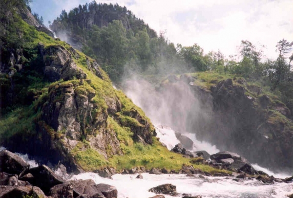 Zdjęcie z Norwegii - Latefoss