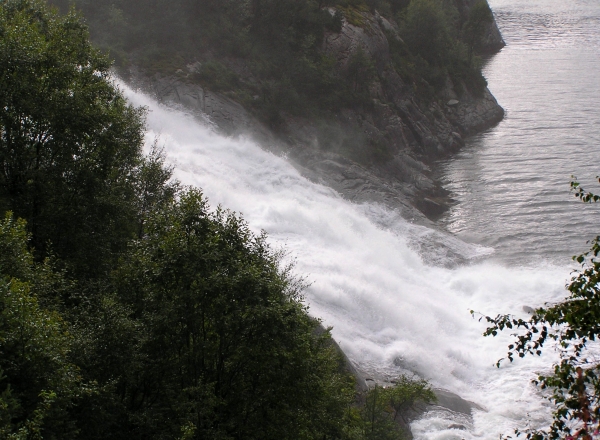Zdjęcie z Norwegii - Langfoss