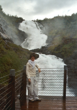 Zdjęcie z Norwegii - Wodospad Kjosfoss