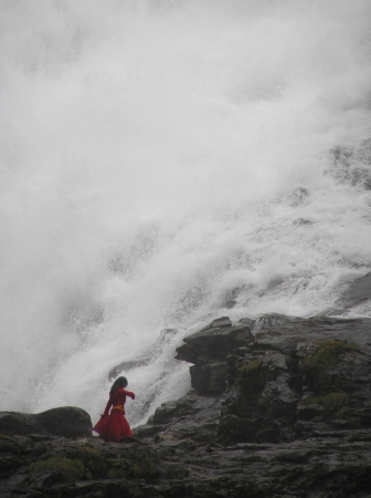 Zdjęcie z Norwegii - Wodospad Kjosfoss