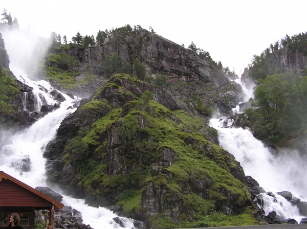 Zdjęcie z Norwegii - Latefoss