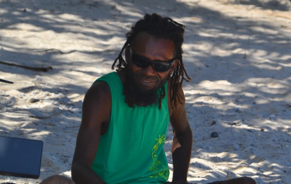 Zdjęcie z Vanuatu - Rasta tubylec :) 