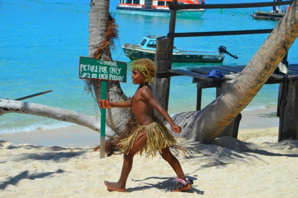 Zdjęcie z Vanuatu - Tubylec :))