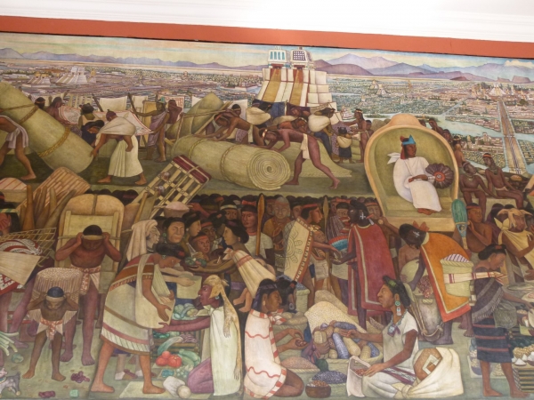 Zdjęcie z Meksyku - Meksyk i budynek z muralami Riviery