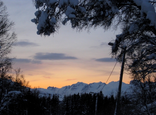 Zdjęcie z Norwegii - Tromso zimą