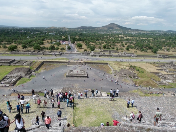 Zdjęcie z Meksyku - Teotihuacan i Piramida Slonca