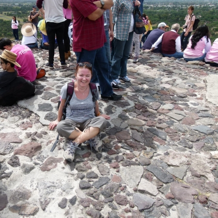 Zdjęcie z Meksyku - Teotihuacan i Piramida Slonca