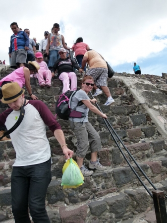 Zdjęcie z Meksyku - Teotihuacan i Piramida Slonca