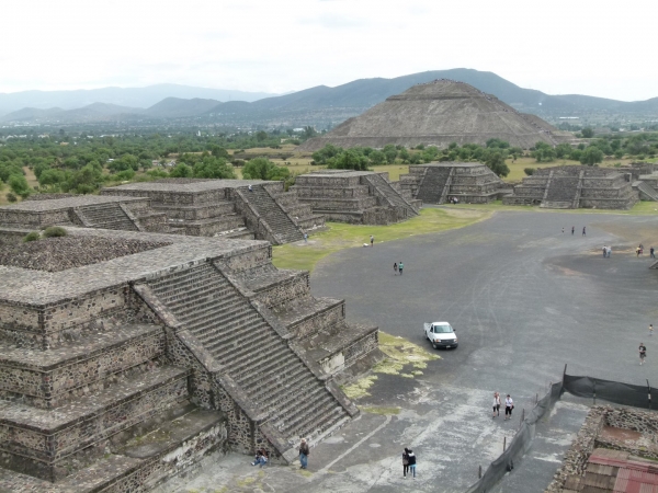 Zdjęcie z Meksyku - Teotihuacan i Piramida Ksiezyca