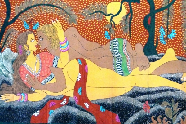 Zdjęcie ze Sri Lanki - batikowe wzory