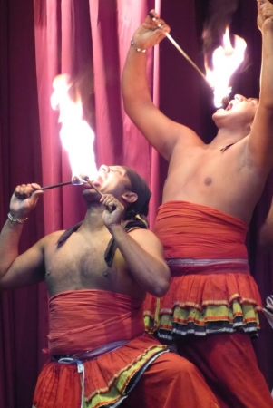 Zdjęcie ze Sri Lanki - fire dance