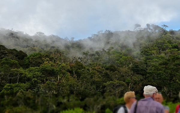 Zdjęcie ze Sri Lanki - na Hortonie chmury coraz niżej....