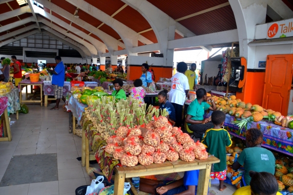 Zdjęcie z Vanuatu - Targ warzywny w centrum miasta