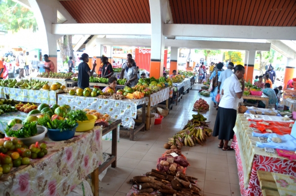 Zdjęcie z Vanuatu - Targ w centrum miasta