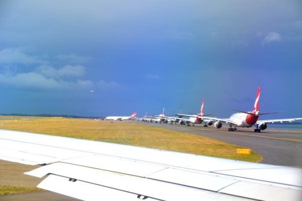 Zdjęcie z Tajlandii - Kolejka do startu na lotnisku w Sydney