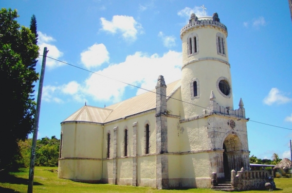 Zdjęcie z Nowej Kaledonii - Kosciol Saint-François Xavier w miejscowosci Easo