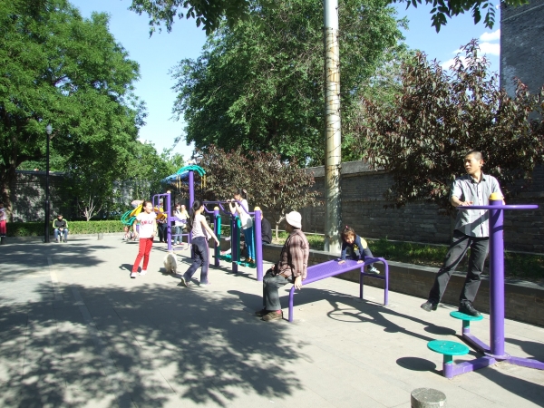 Zdjęcie z Chińskiej Republiki Ludowej - na skwerku