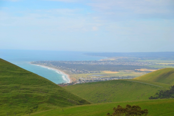 Zdjęcie z Australii - Sillick Beach widziane z drogi do Myponga