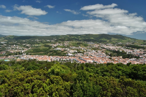 Zdjęcie z Portugalii - Terceira,panorama z Monte Brasil