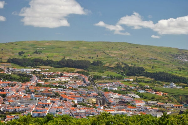 Zdjęcie z Portugalii - Terceira,panorama z Monte Brasil