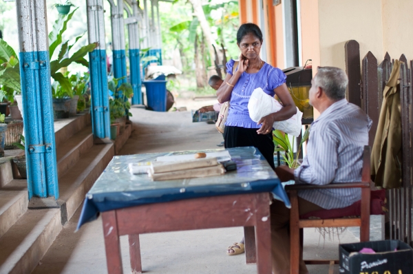 Zdjęcie ze Sri Lanki - na stacjii kolejowej