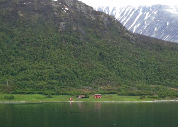 Zdjęcie z Norwegii - Zbliżamy się do Tromso