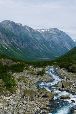 Zdjęcie z Norwegii - no to wjeżdżamy na górę...