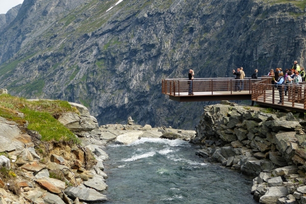 Zdjęcie z Norwegii - punkty widokowe nad Trollstigen