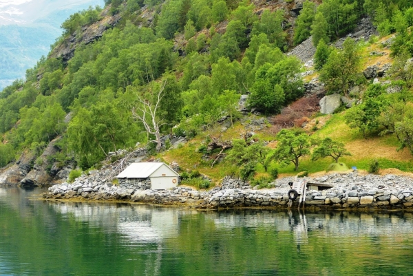 Zdjęcie z Norwegii - widoczki z rejsu po fiordzie Geiranger