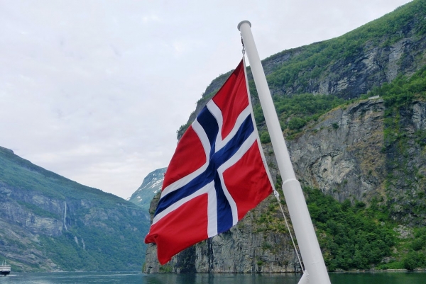 Zdjęcie z Norwegii - widoczki z rejsu po fiordzie Geiranger