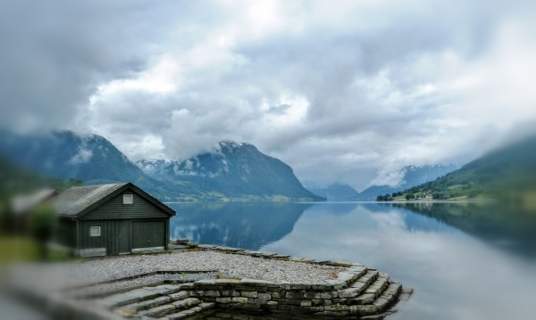 Zdjęcie z Norwegii - nad fiordami.....