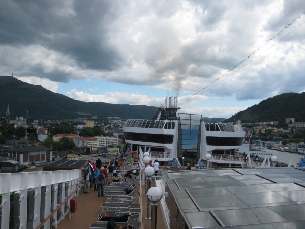 Zdjęcie z Norwegii - Odpływamy z Bergen