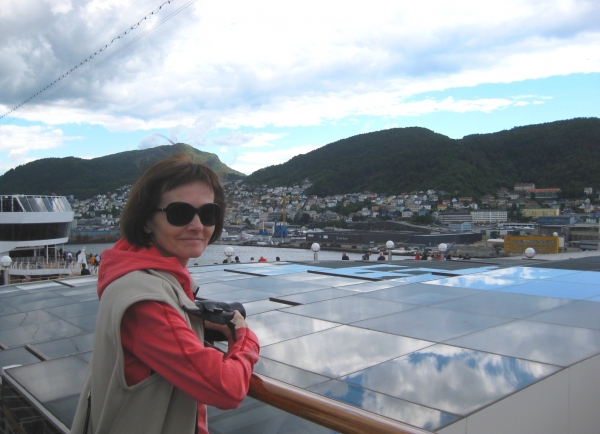 Zdjęcie z Norwegii - Odpływamy z Bergen
