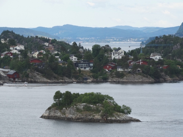 Zdjęcie z Norwegii - Odpływamy z Bergen