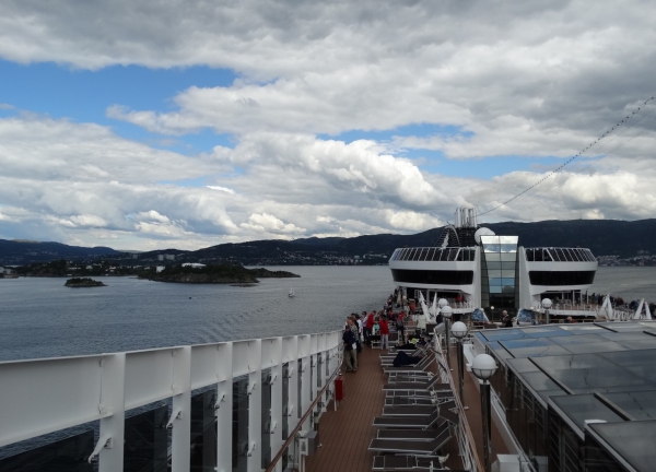 Zdjęcie z Norwegii - Odpływamy z Bergen