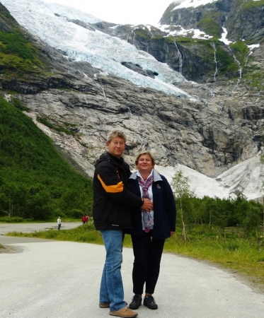 Zdjęcie z Norwegii - pozdrowionka z jęzora :))