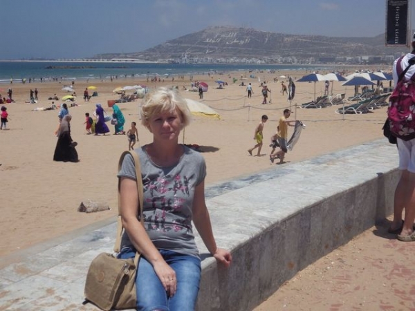 Zdjęcie z Maroka - Pożegnanie z agadirską plażą