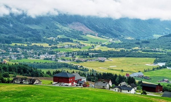 Zdjęcie z Norwegii - w drodze przez Norwegię...