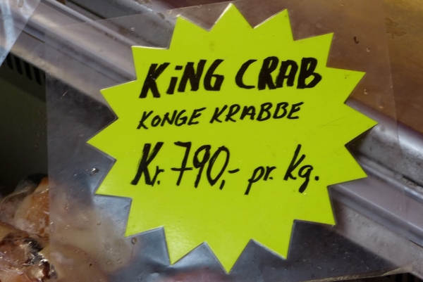 Zdjęcie z Norwegii - 400 zł za kg kraba królewskiego - toż to zdzierstwo! :)