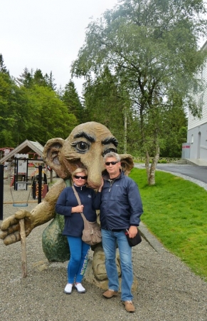 Zdjęcie z Norwegii - z Trolusiem:)