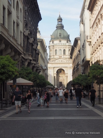 Zdjęcie z Węgier - Widok na Bazylikę św. Stefana