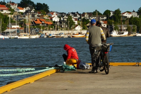 Zdjęcie z Norwegii - scenki portowe