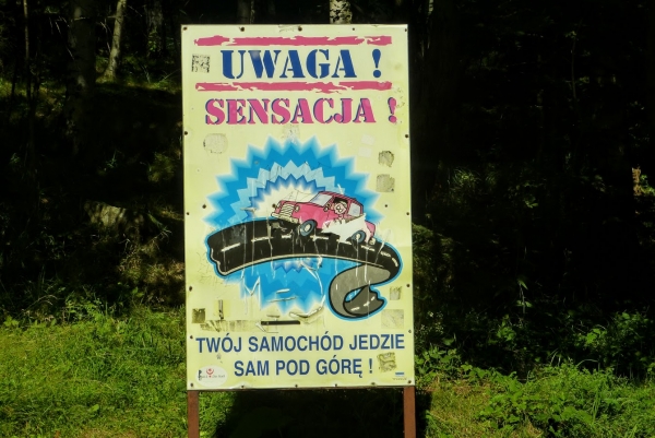 Zdjęcie z Polski - punkt zaburzenia grawitacji w Karpaczu