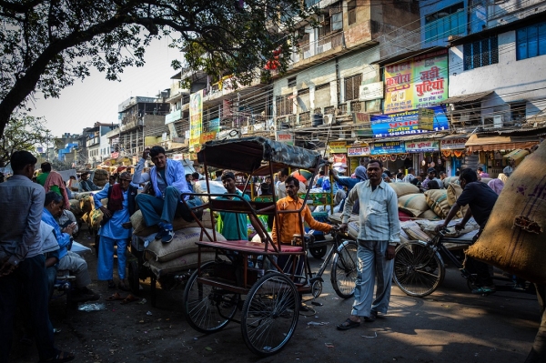 Zdjęcie z Indii - targ przypraw w Delhi