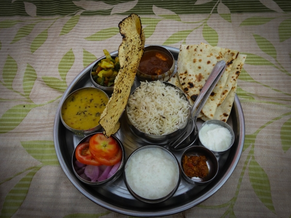 Zdjęcie z Indii - thali