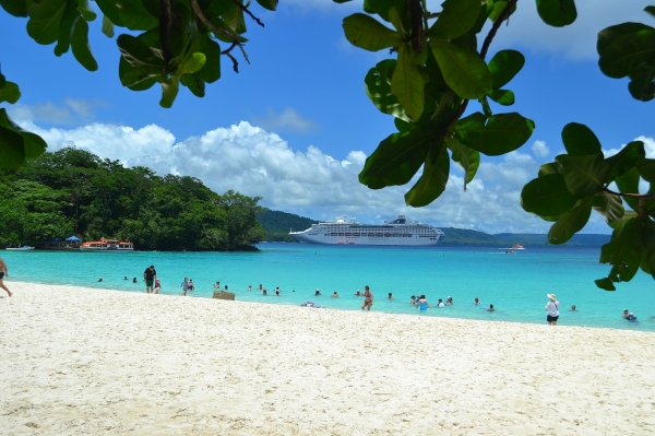 Zdjęcie z Vanuatu - Szampanska plaza w Szampanskiej Zatoce