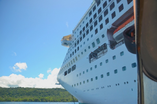 Zdjęcie z Vanuatu - Nasz statek w zatoce Champagne Bay